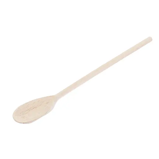 Ложка кухонная поварская неглубокая деревянная 40 см, Woodly Коричневый 87043 - фото 4