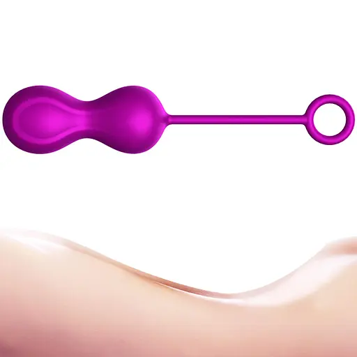 Набір вагінальних кульок Foxshow Kegel Balls Set, 3 шт., фіолетовий - фото 7