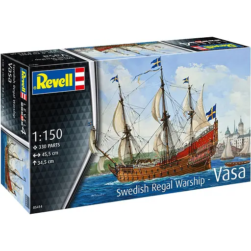 Збірна модель-копія Revell Шведський королівський військовий корабель Vasa 1:150 (RVL-05414)