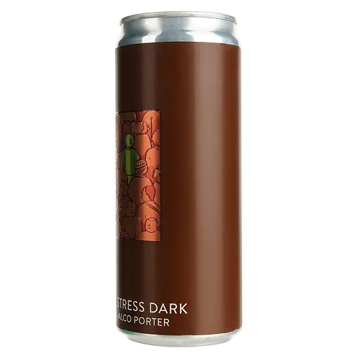 Пиво безалкогольное Varvar Zero Stress Dark Porter темное нефильтрованное 0.5% 0.33 л ж/б - фото 4