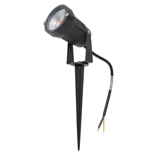 Светильник грунтовый Brille LED 5W Red COB IP65 BK (AS-12) - фото 1