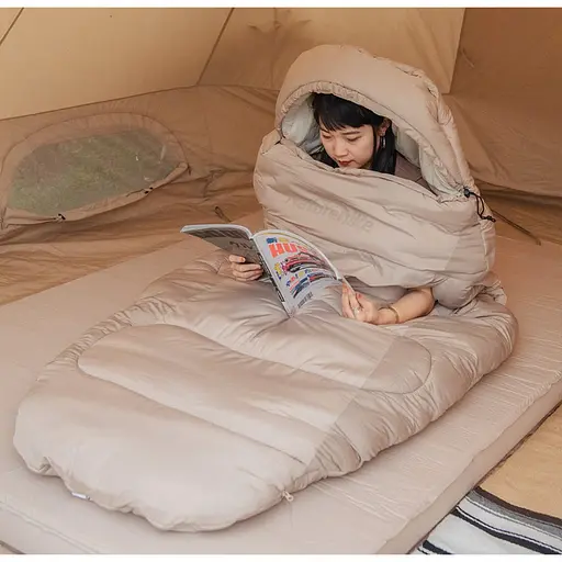 Спальный мешок овальный Naturehike PS300 CNK2350WS026, серый - фото 7