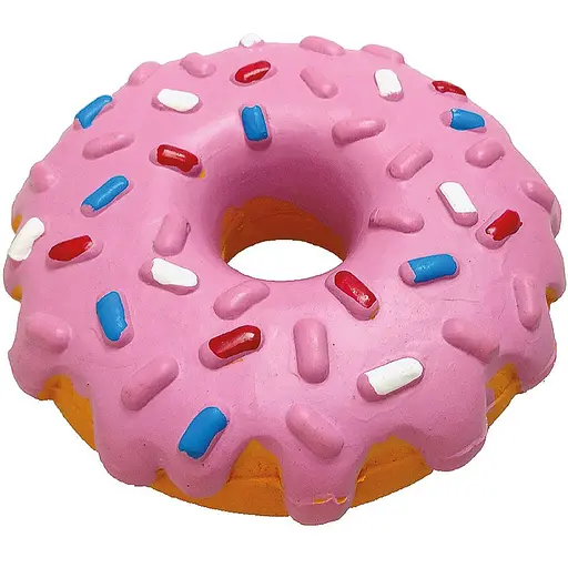 Іграшка для собак Tatrapet Toys Fun латексний пончик з пищалкою 14 см  