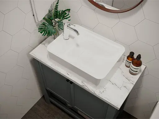 Умивальник Miraggio Marrakesh 380 0000934, Білий - фото 5