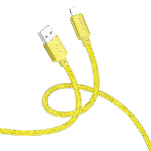 Кабель Borofone BX95 USB to Lightning 1 м золотистый - фото 1