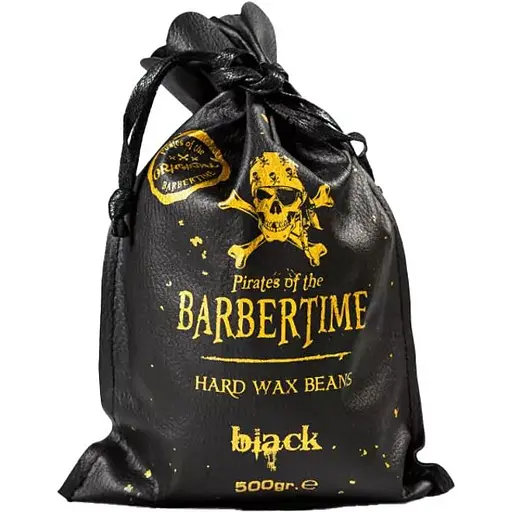 Твердий віск для депіляції Barbertime Hard Wax Beans Black 500 г