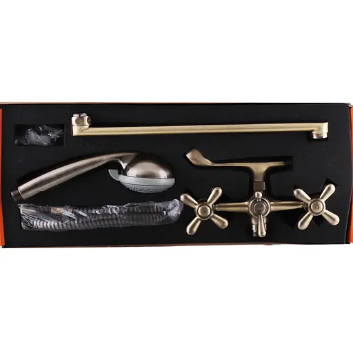 Змішувач для ванни Haiba Dominox 143 бронзовий HB0068 Бронза - фото 2