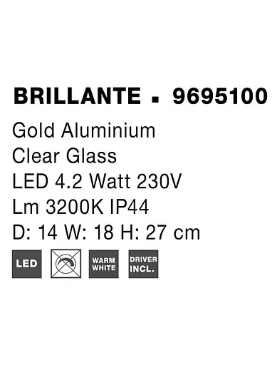 Світильник Nova Luce Brillante 9695100 - фото 7