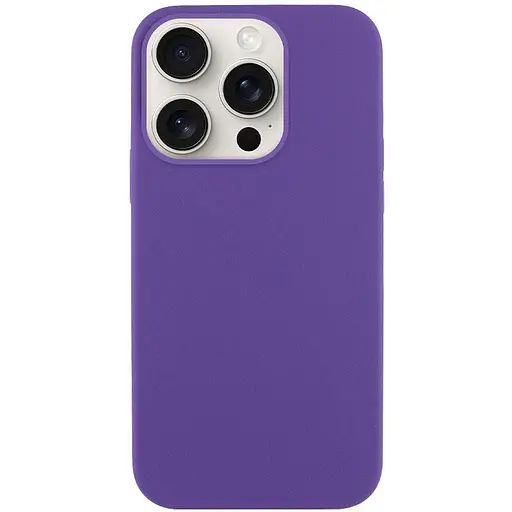 Чохол Epik Silicone Case Full Protective AA NO LOGO для Apple iPhone 15 Pro 6.1 Фіолетовий/Amethyst - фото 1