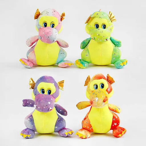 М'яка іграшка М 16295 "Дракон", розмір 22*20см (6900077162950) Рожевий - фото 3