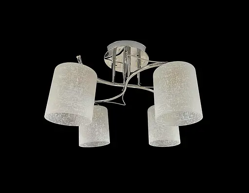 Стельова Люстра на 4 плафони VALESO 6921B/4 (Хром)