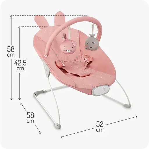 Крісло-шезлонг MoMi Glossy Pink (BULE00042) - фото 7