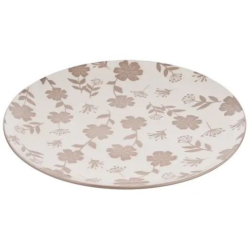 Тарелка обеденная Ardesto Ravenna фарфор 26.8 см бело-бежевый (AR1327R) - фото 2