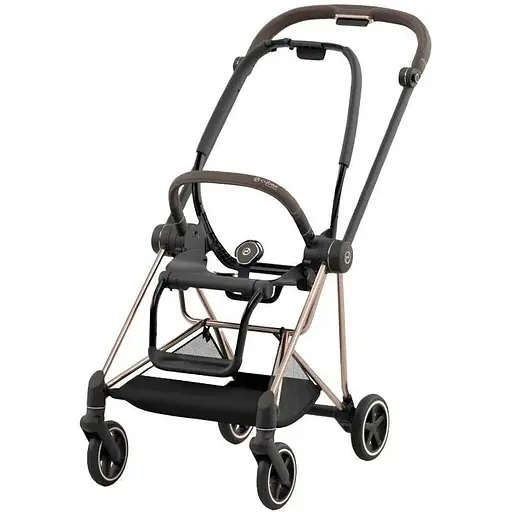 Люлька Cybex Mios Lux Deep Black + Текстиль для прогулянкового блоку Cybex Mios Deep Black + Шасси для коляски Cybex Mios LS RBA Rosegold - фото 10