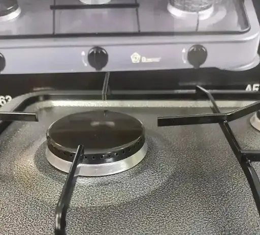 Газовая настольная плита Domotec MS-6603 на 3 конфорки металлическая эмалированная поверхность Серая - фото 7