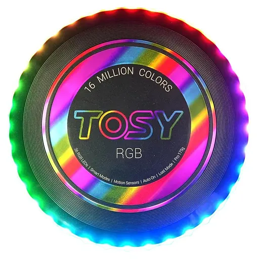 Літаючий дитячий бумеранг TOSY Flying Disc - 16 мільйонів кольорів RGB або 36 або 360 світлодіодів