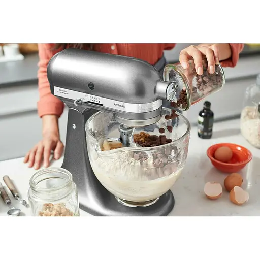 Планетарний міксер KitchenAid Artisan 4.8 л срібний медальйон (5KSM185PSEMS) - фото 10