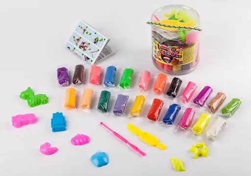 Дитяче тісто для ліплення Master Do 7457DT, 22 кольори у відрі - фото 2