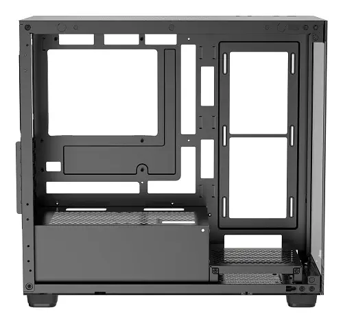 Корпус Ocypus Gamma C52, Black, Mid Tower, без БЖ, для Micro ATX / Mini ITX, 1xUSB 3.0 / 2xUSB 2.0, макс. CPU - 170 мм / GPU - 425 мм, бічна та передня панель із загартованого скла (Gamma-C52-BKD000XX-GL) - фото 7