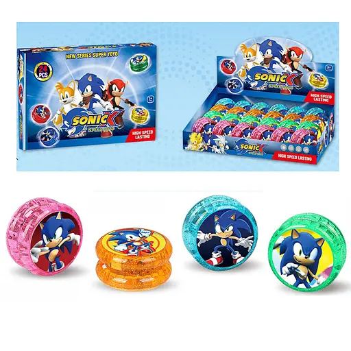 Йо-йо Sonic, 5.5 см, свет, на батарейках, 28.5x20x6 см (В ассортименте) - фото 3