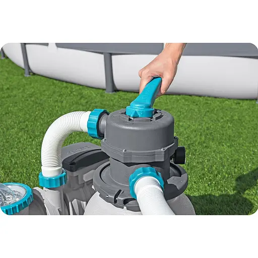 Песочный насос Bestway 58497, фильтрационная установка 6056 л/ч для бассейна - фото 6