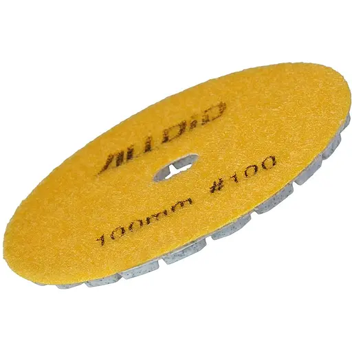 Круг алмазний Alloid Building Tools Combs шліфувальний на липучці 100 мм зерно 100 (DD-63378) - фото 3