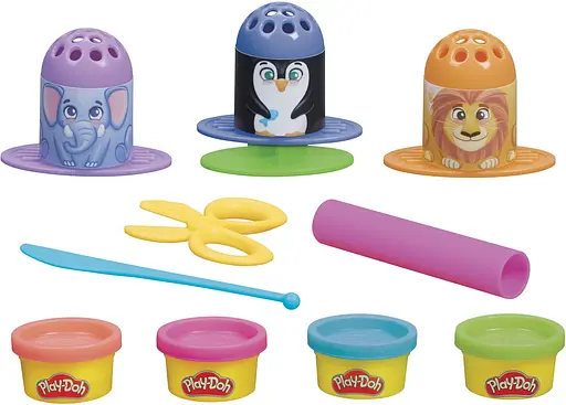 Набір для творчості Hasbro з масою для ліплення Play-Doh Grow and Style Animals (F8787) - фото 4