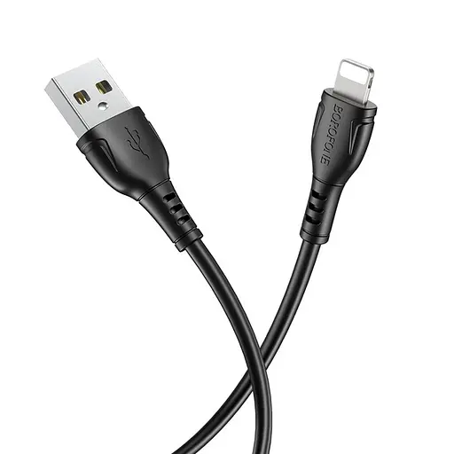 Кабель Borofone BX51 USB to Lightning 1 м черный - фото 1