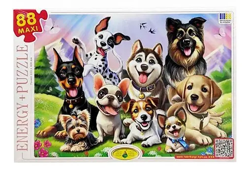 Пазли Енергія+ Собачки, 88 елементів