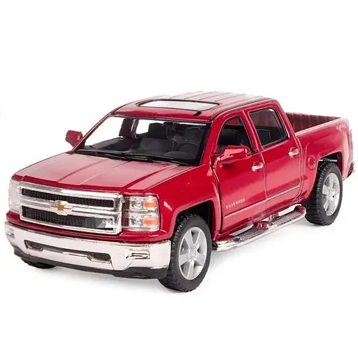 Колекційна машинка "Chevrolet Silverado 2014" Kinsmart KT5381W(Red) масштаб 1:42 - фото 1