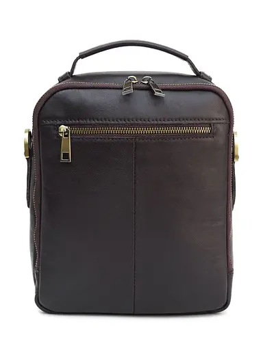 Чоловіча шкіряна сумка через плече Newery sum0026696 - фото 3