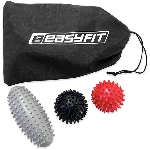 Набор для массажа и МФР EasyFit PVC Set-1 в сумочке (EF-7183) - фото 1