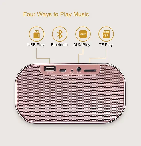 Цифровий світлодіодний будильник Бездротовий радіо Bluetooth-динамік з USB Приліжковий телефон Ноутбук, температура/3 Diamble - фото 6