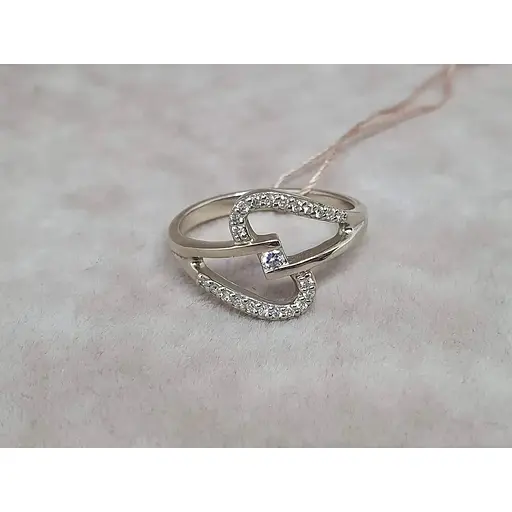 Золотое кольцо с бриллиантами.9411283 17,5 - фото 4