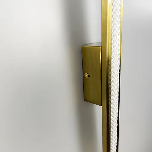 Удлиненное минималистичное бра в латунном корпусе 62 см Line F Арт. WB24/600 AB - фото 6