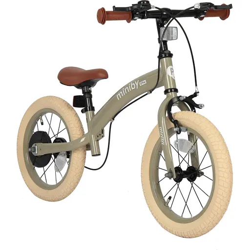 Велосипед-биговел Qplay Miniby 3в1 14" Grey-Green (CB01MiniBy14GreyGreen) - фото 3