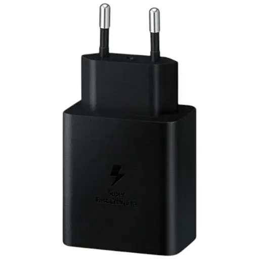 Зарядний пристрій Samsung 45W Compact Power Adapter з Type-C to Type-C Cable Black (EP-T4510XBEG)
