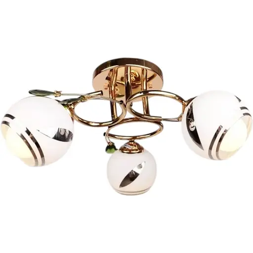Люстра стельова Brille класична E27 60W G (LK-387C/3)