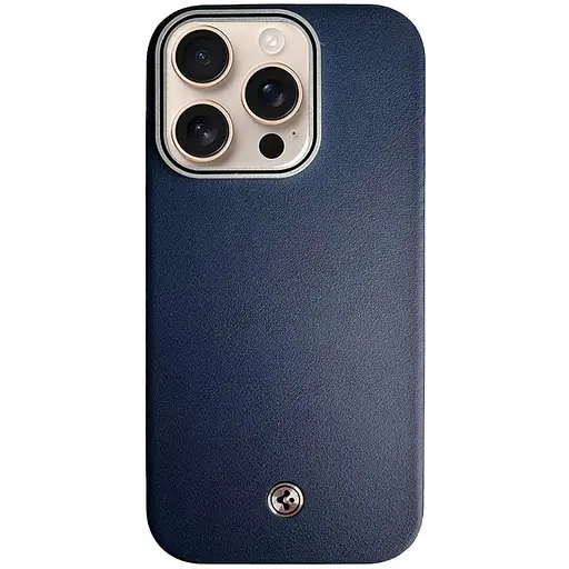 Чехол SGP PC+Leather with MagSafe для Apple iPhone 15 Pro 6.1 Blue