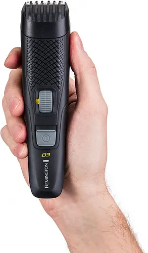 Триммер Remington Style Series, для бороды и усов, АААх2, роторный мотор, чехол, сталь, черный - фото 4