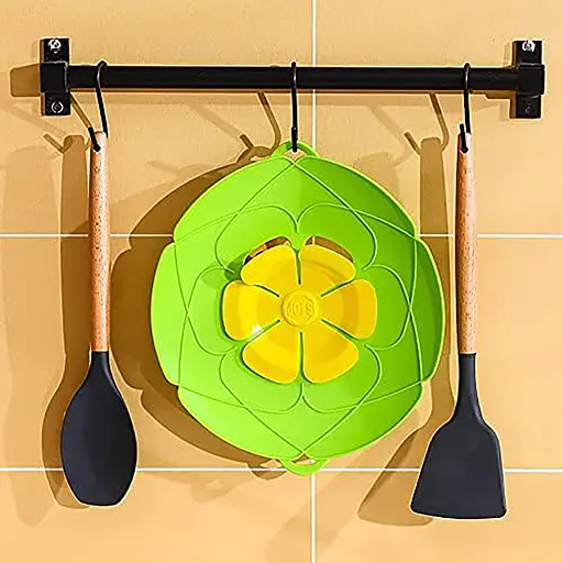 Силіконова кришка шумівка невикипайка непроливайка для каструлі, сковороди Ø 29 см, Kitchen Master Рожевий 86149 - фото 10