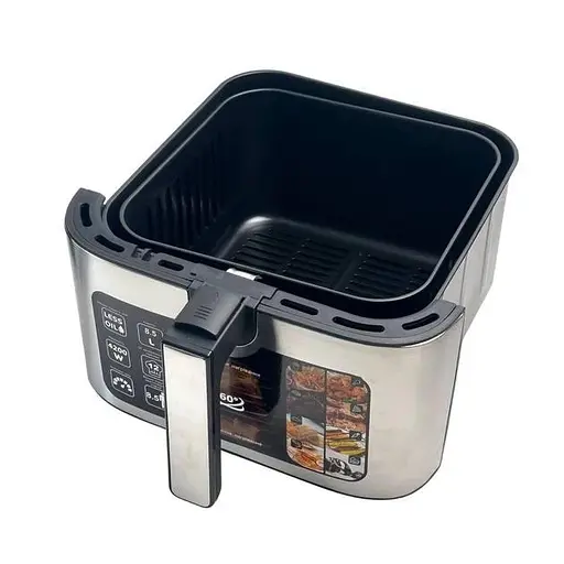 Аэрофритюрница Zepline ZP-00342 13 л 4200 Вт с двойным нагревом, мультипечь без масла, цифровая фритюрница - фото 4