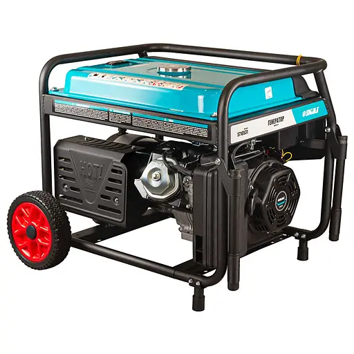 Бензиновий генератор Sigma 220-380В 9.5/10.0 кВт, одно/трифазний, ручний/електро запуск (5710531) - фото 2