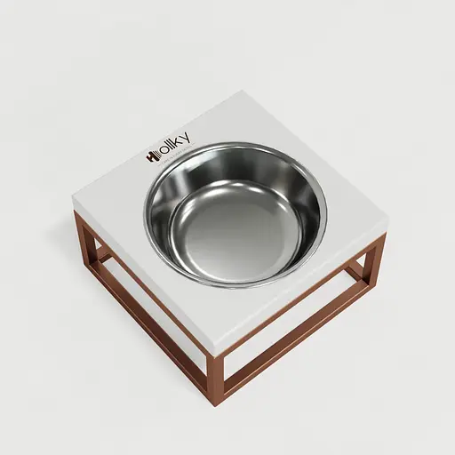 Hollky Base Solo S — миска на підставці для котів і маленьких собак (1 × 0,45 л) - фото 9