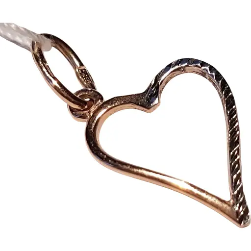 Золота підвіска Столична Ювелірна Фабрика Серце. 423750