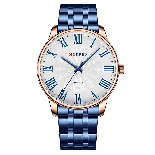 Curren 8422 Blue-Gold-White