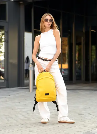 Рюкзак унисекс Sambag Zard LZN желтый 46 х 28 х 13 см (25000028) - фото 3
