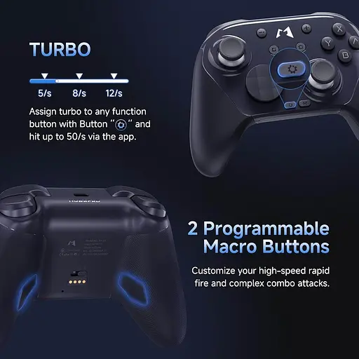 Геймпад MOBAPAD Chitu 2 HD Механические кнопки, Турбо, Programming, 6 Axis Gyro - фото 2