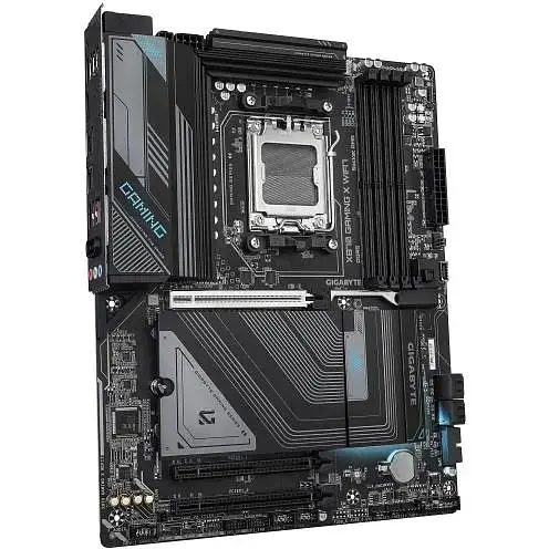 Материнская плата Gigabyte AM5 X870 Gaming X WIFI7, X870, 4xDDR5, Int.Video (CPU), 4xSATA3, 3xM. 2, 1xPCI-E 5.0 x16, 2xPCI-E 3.0 x16, Realtek 7.1, Realtek 2.5GbE, WiFi 7, Bluetooth 5.4, 7xUSB3.2/8xUSB2.0, HDMI/2xType-C, ATX - фото 3