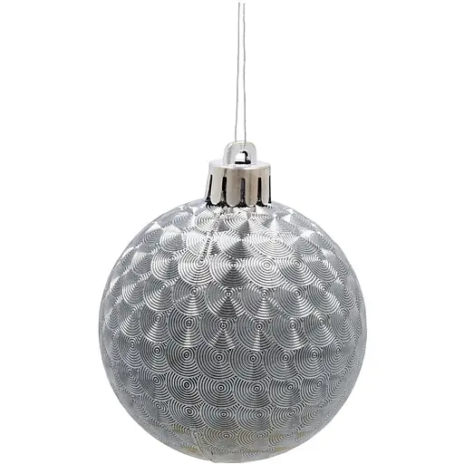 Комплект елочных шариков Chomik пластиковые 6 см микс цветов 16 шт. (GIF0004) - фото 5